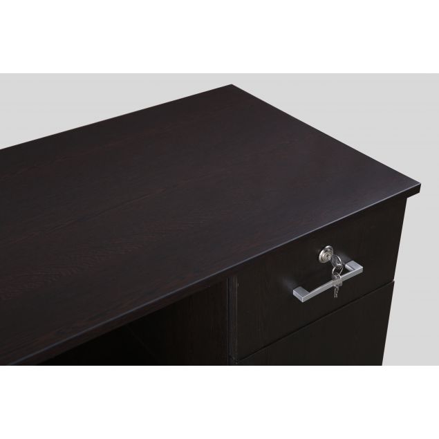 Engineered Wood office & Study Table in Wenge Colour