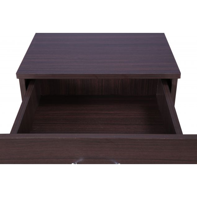 Engineered Wood Night Stand in Walnut Colour