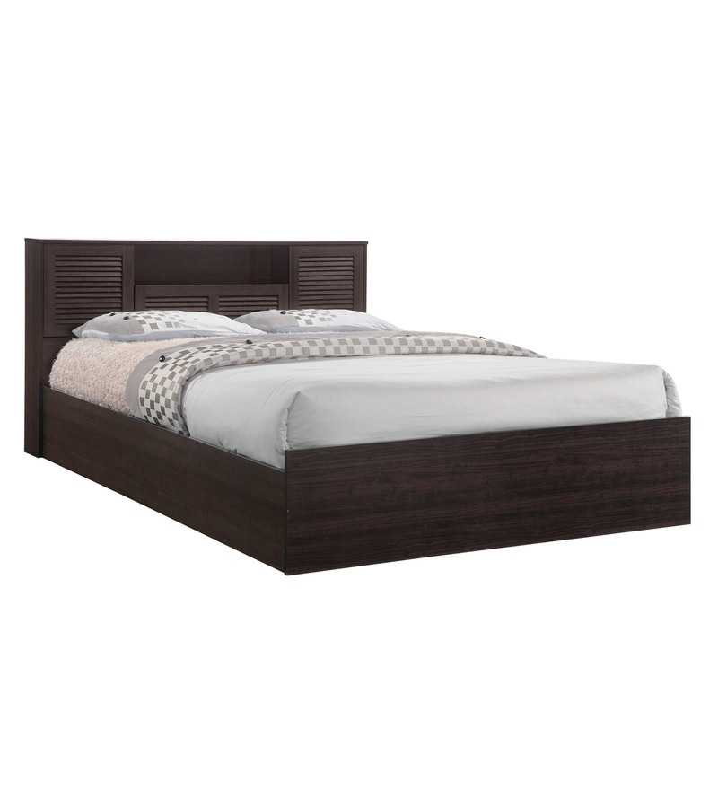 Bolton Queen Size Bed with Storage in Wenge Finish
