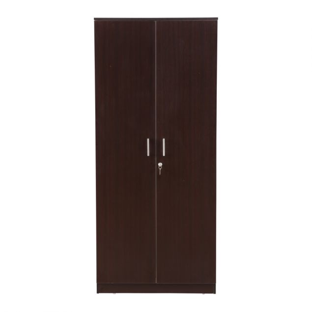 Engineered Wood 2 door wardrobe in Wenge Colour